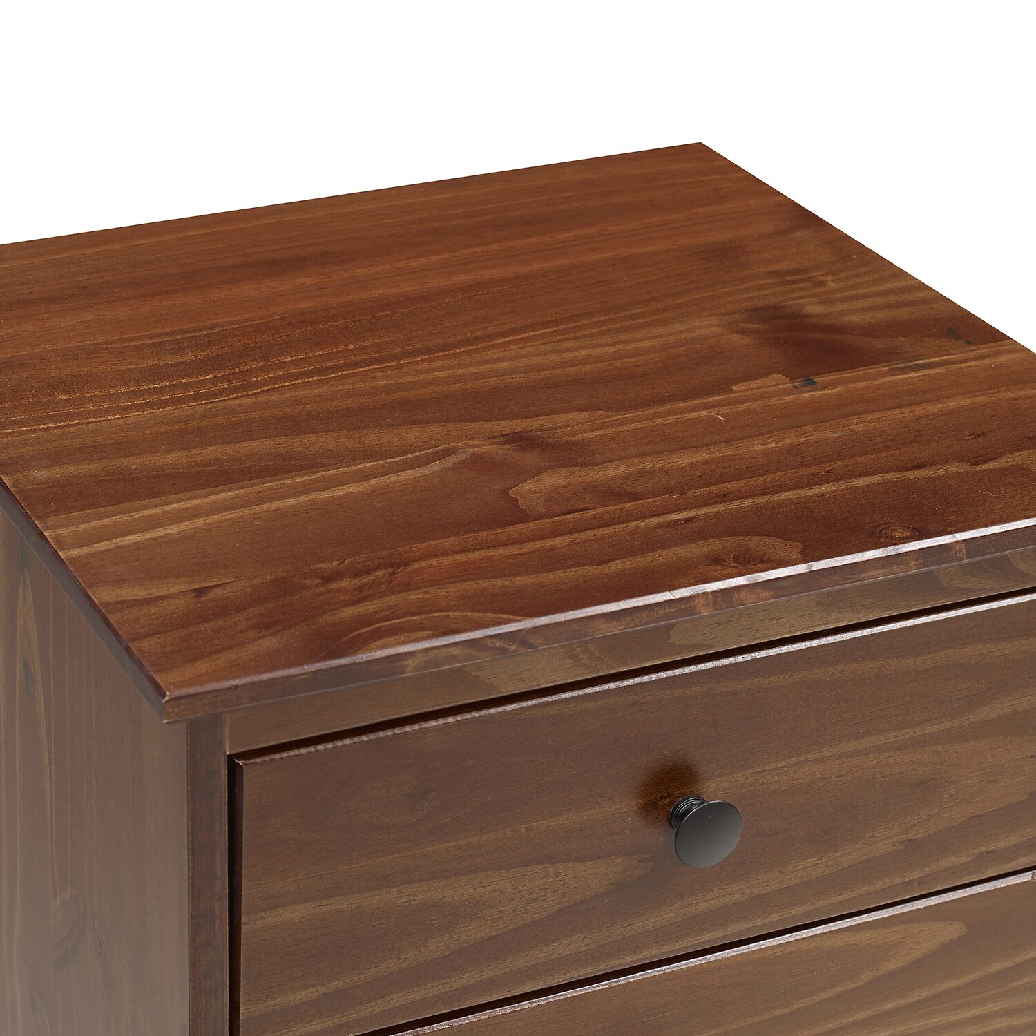 Modern 3 Drawer Solid Wood Nightstand