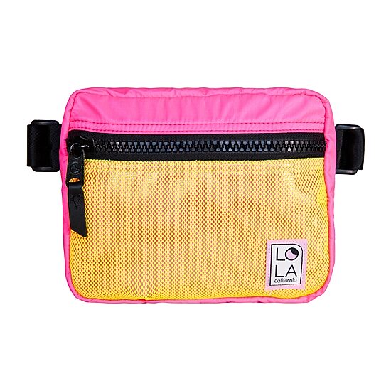 Lola Hippie Neon Womens Adjustable Straps Fanny Pack
