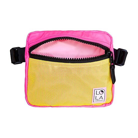 Lola Hippie Neon Womens Adjustable Straps Fanny Pack