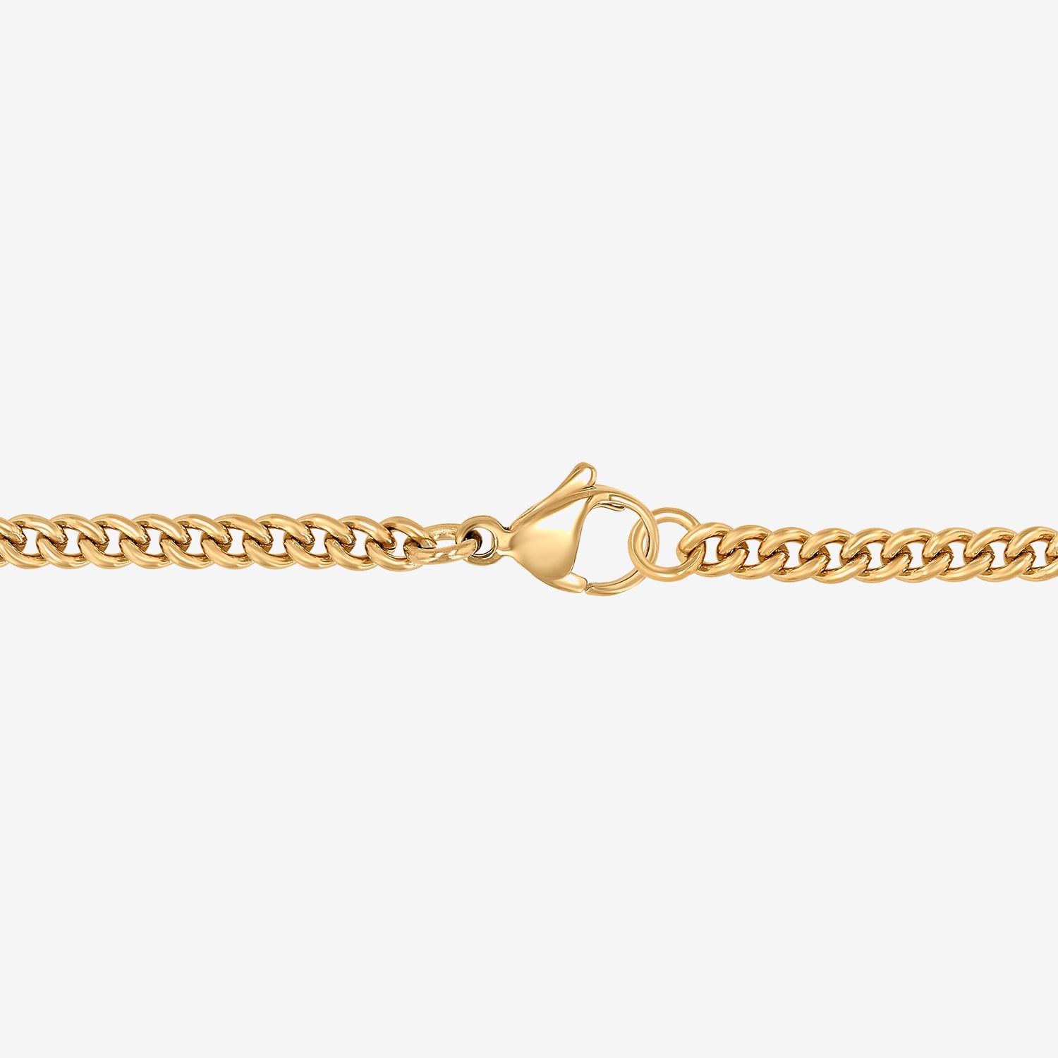Mens Stainless Steel 24 Inch Curb Chain Necklace