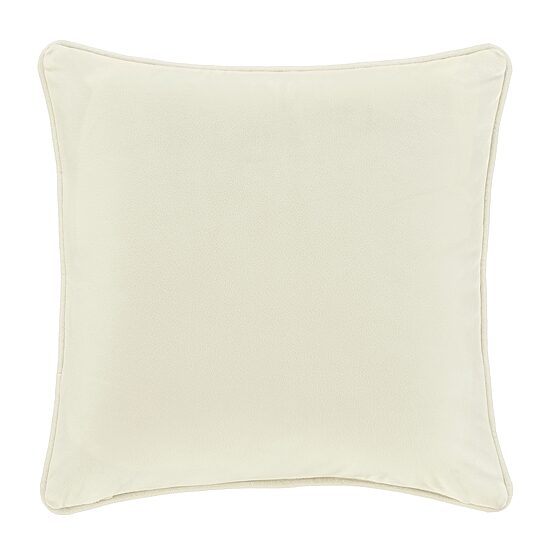 Queen Street Nicolas Winter White Embellished Square Throw Pillow