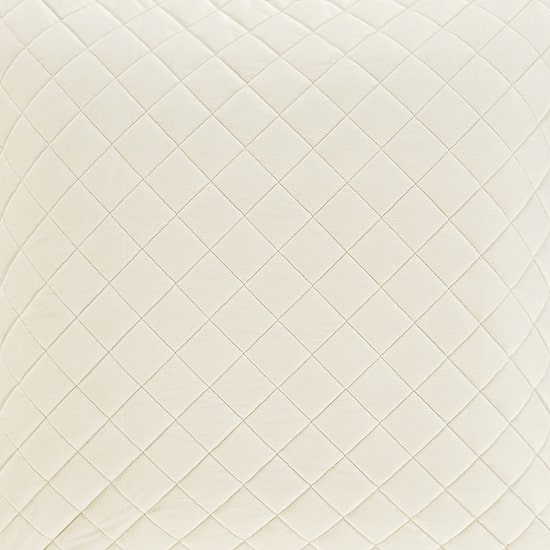 Queen Street Cozy Winter White Square Throw Pillow