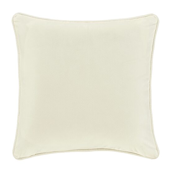 Queen Street Nicolas Winter White Square Throw Pillow