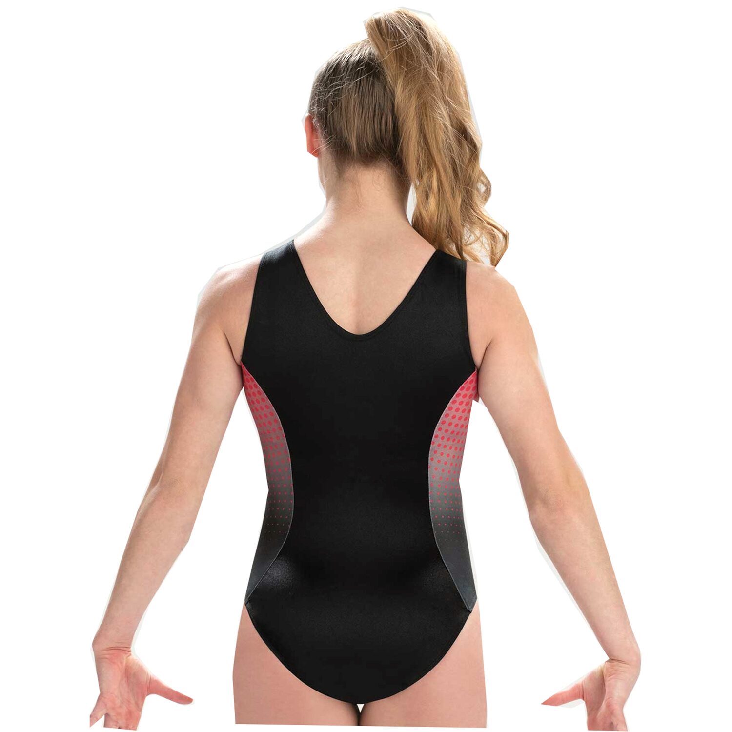 GK V-Neck Workout Little & Big Kid Sleeveless Leotard