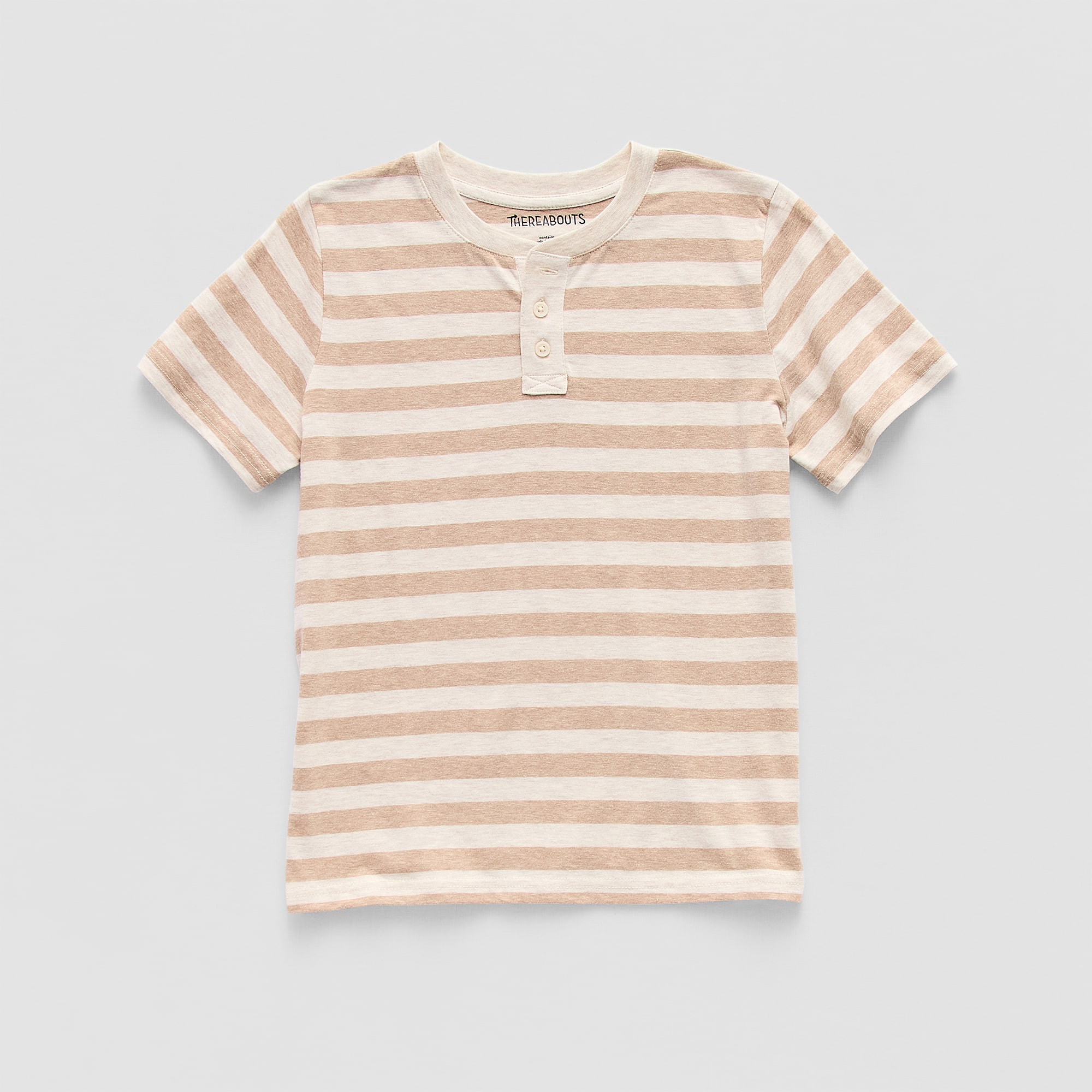 Thereabouts Little & Big Kid Boys Short Sleeve Regular Fit Henley Shirt