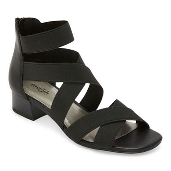 east 5th Spaulding Womens Square Open Toe Block Heel Pumps