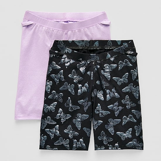 Thereabouts Shine Little & Big Kid Girls 6" Adaptive Seated Wear Bike Short