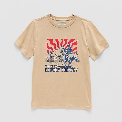 Thereabouts Little & Big Kid Boys Crew Neck Short Sleeve Regular Fit Graphic T-Shirt, Xl (18-20) Husky, Beige