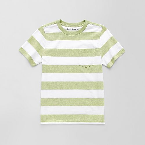 Thereabouts Little & Big Kid Boys Crew Neck Short Sleeve T-Shirt, Xl (18-20) Husky, Green
