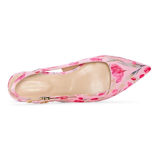 Liz Claiborne Shae Womens Pointed Closed Toe Ballet Flats