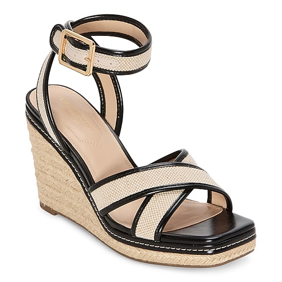 Liz Claiborne Womens Middle Wedge Sandals
