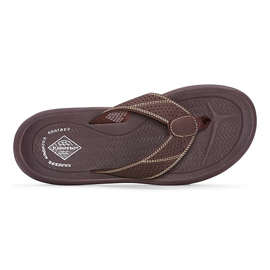 St. John's Bay Mens Cushion Footbed Flip-Flops