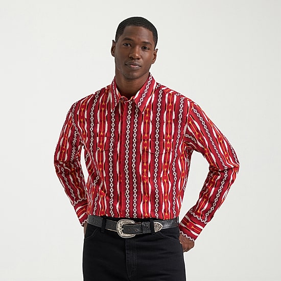 Lee Mens Long Sleeve Regular Fit Button-Down Shirt
