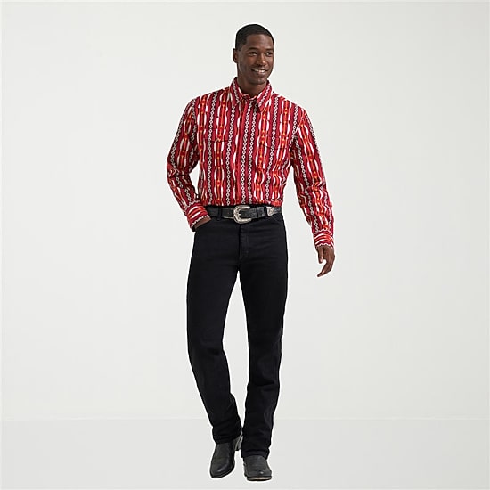 Lee Mens Long Sleeve Regular Fit Button-Down Shirt