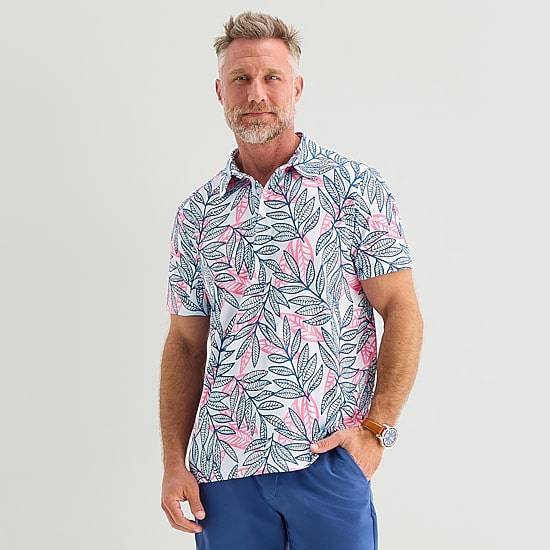 St. John's Bay Performance Mens Classic Fit Short Sleeve Polo Shirt