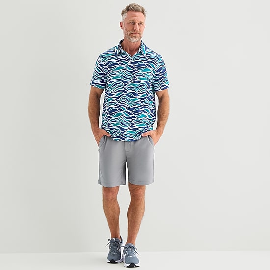 St. John's Bay Performance Mens Classic Fit Short Sleeve Polo Shirt