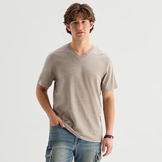 Arizona Mens V Neck Short Sleeve T-Shirt