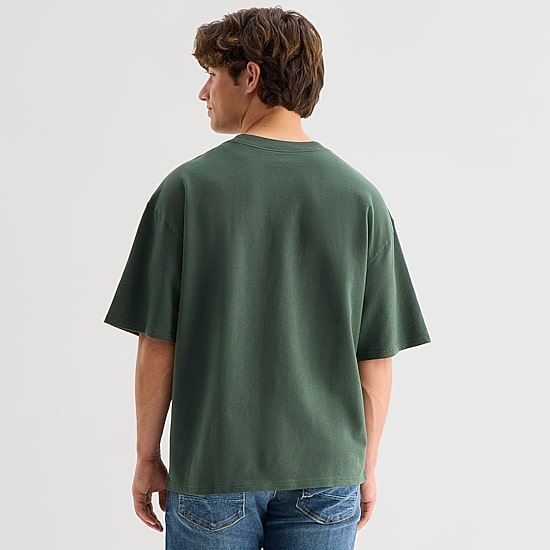 Arizona Mens Crew Neck Short Sleeve Regular Fit Graphic T-Shirt