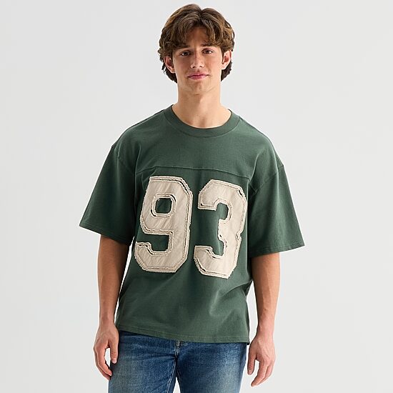 Arizona Mens Crew Neck Short Sleeve Regular Fit Graphic T-Shirt