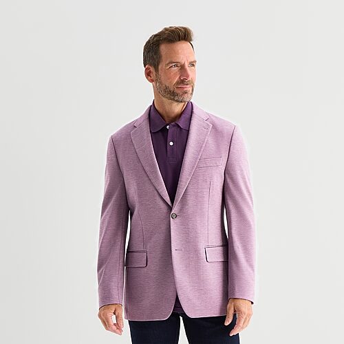 Van Heusen Knit Mens Modern Fit Sport Coat, 46 Long, Purple