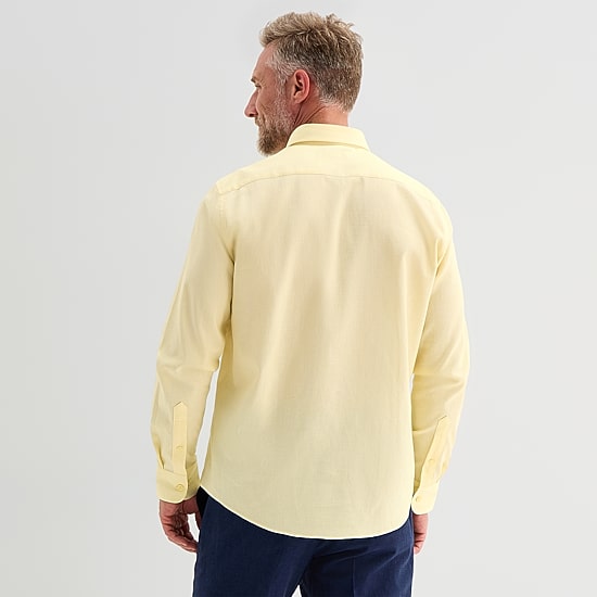Stafford Chambray Mens Long Sleeve Regular Fit Button-Down Shirt