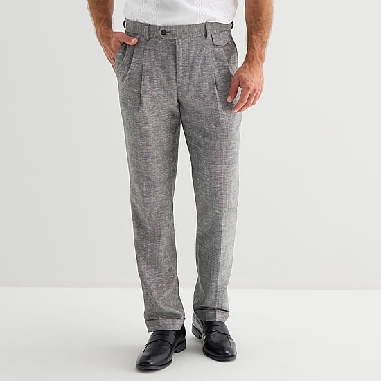 Stafford Twill Mens Classic Fit Dress Pleated Pant
