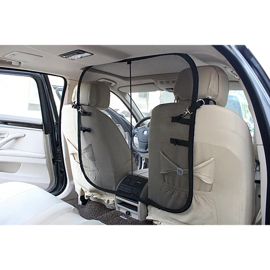 Pet Life Easy-Hook Protective Mesh Folding Backseat Car Seat Safety Barrier
