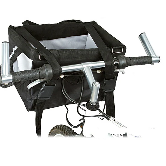 Pet Life Furcycle Collapsible Pet Dog Bicycle Bike Carrier with Inner Safety Leash