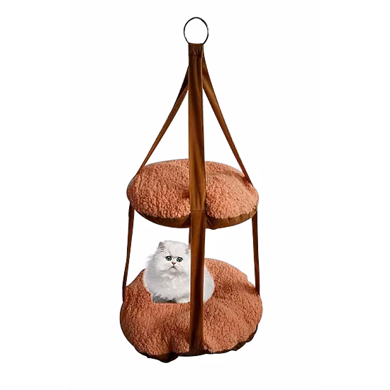 Pet Life Kittyhaus Dual-Lounger Kitty Cat Pillow Hammock Lounge