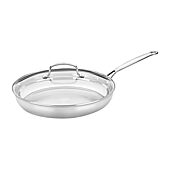 Cuisinart® Chef’s Classic 12" Stainless Steel Skillet with Glass Lid