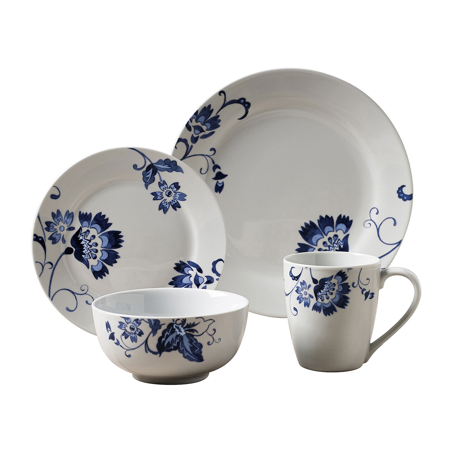 Bluefield 16-pc. Floral Dinnerware Set