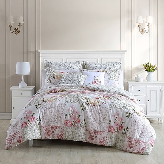 Laura Ashley Ailyn Floral Midweight Comforter