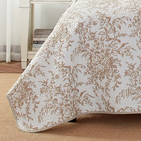 Laura Ashley Bedford Floral Reversible Quilt Set