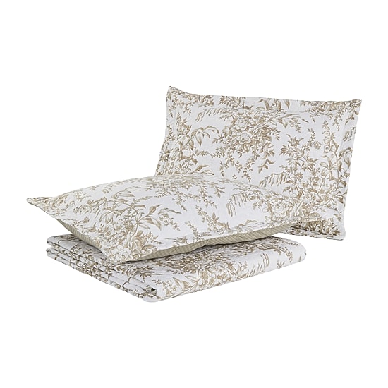 Laura Ashley Bedford Floral Reversible Quilt Set