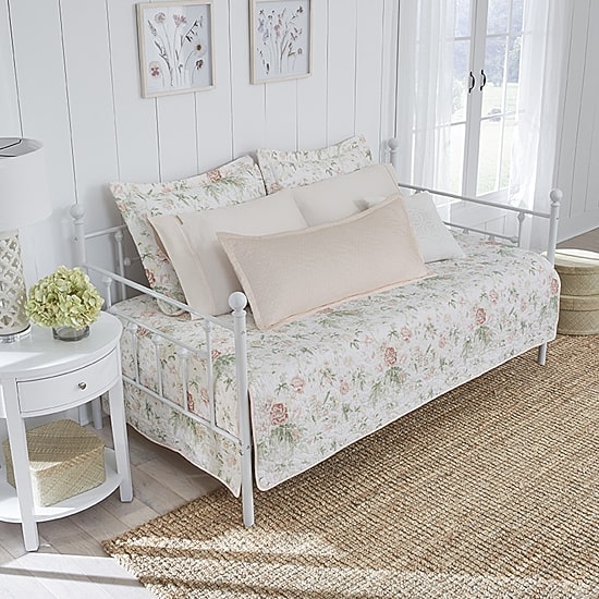 Laura Ashley Breezy Floral Daybed Cover Set