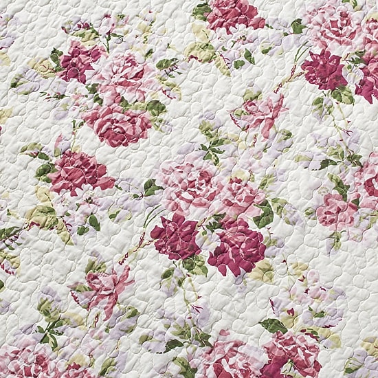 Laura Ashley Lidia Floral Reversible Quilt Set