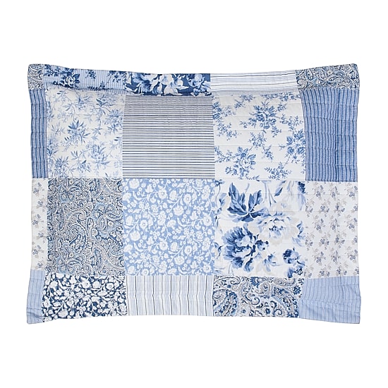 Laura Ashley Paisley Floral Reversible Quilt Set