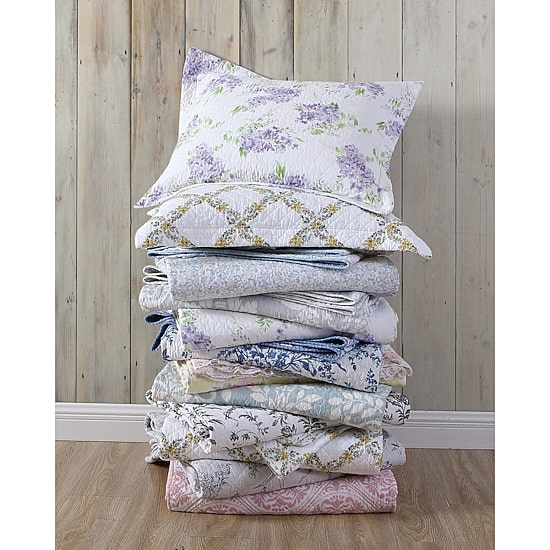 Laura Ashley Paisley Floral Reversible Quilt Set