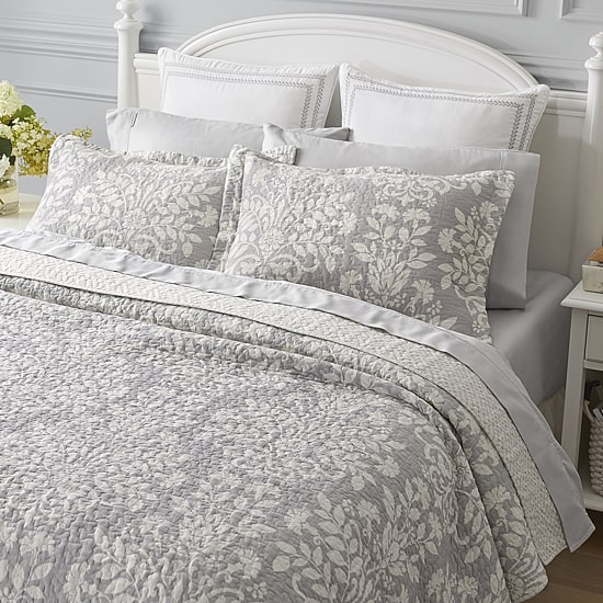 Laura Ashley Rowland Floral Reversible Quilt Set