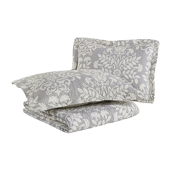 Laura Ashley Rowland Floral Reversible Quilt Set