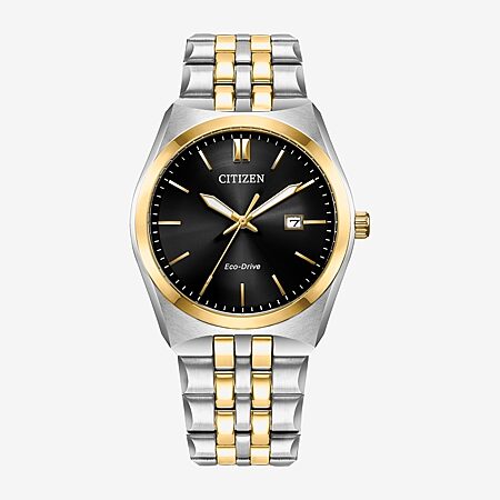 Citizen Classic Mens Gold Tone Stainless Steel Bracelet Watch