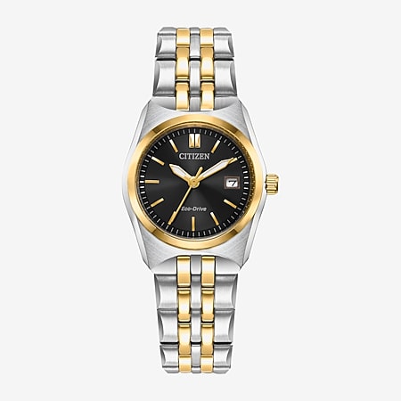 Citizen Corso Womens Two Tone Stainless Steel Bracelet Watch