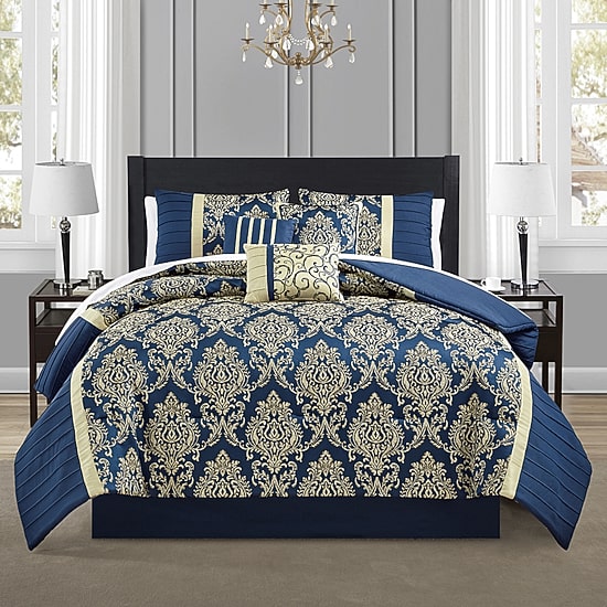 Richmond Park Estate 7-pc. Jacquard Midweight Comforter Set
