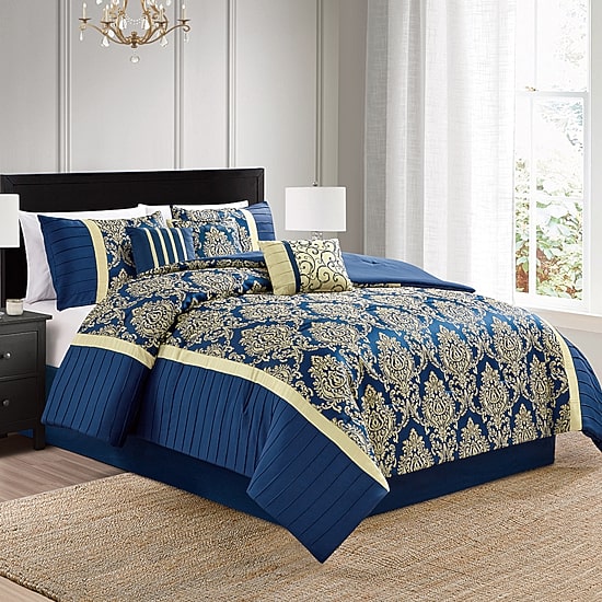 Richmond Park Estate 7-pc. Jacquard Midweight Comforter Set