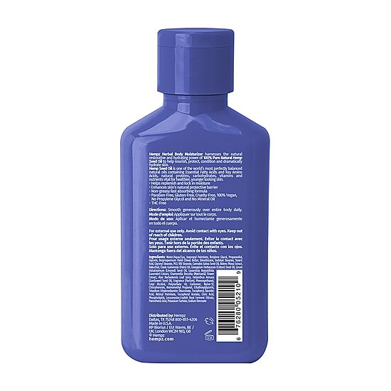 Hempz Mini Lavender & Chamomile Bakuchiol Infused Herbal Body Moisturizer 2.25 Oz.