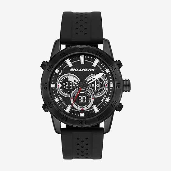 Skechers Mens Black Strap Watch Sr5156