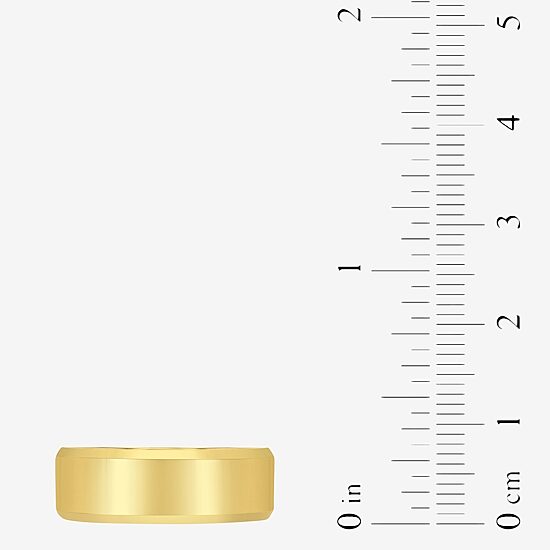 Mens 8MM Tungsten Band