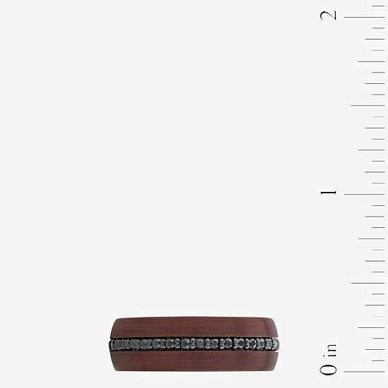 Modern Bride Gemstone 8MM Tungsten Wedding Band