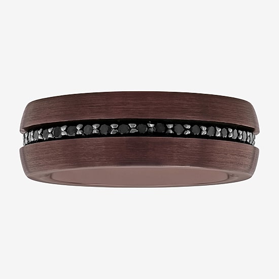 Modern Bride Gemstone 8MM Tungsten Wedding Band