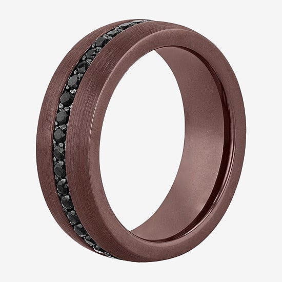 Modern Bride Gemstone 8MM Tungsten Wedding Band